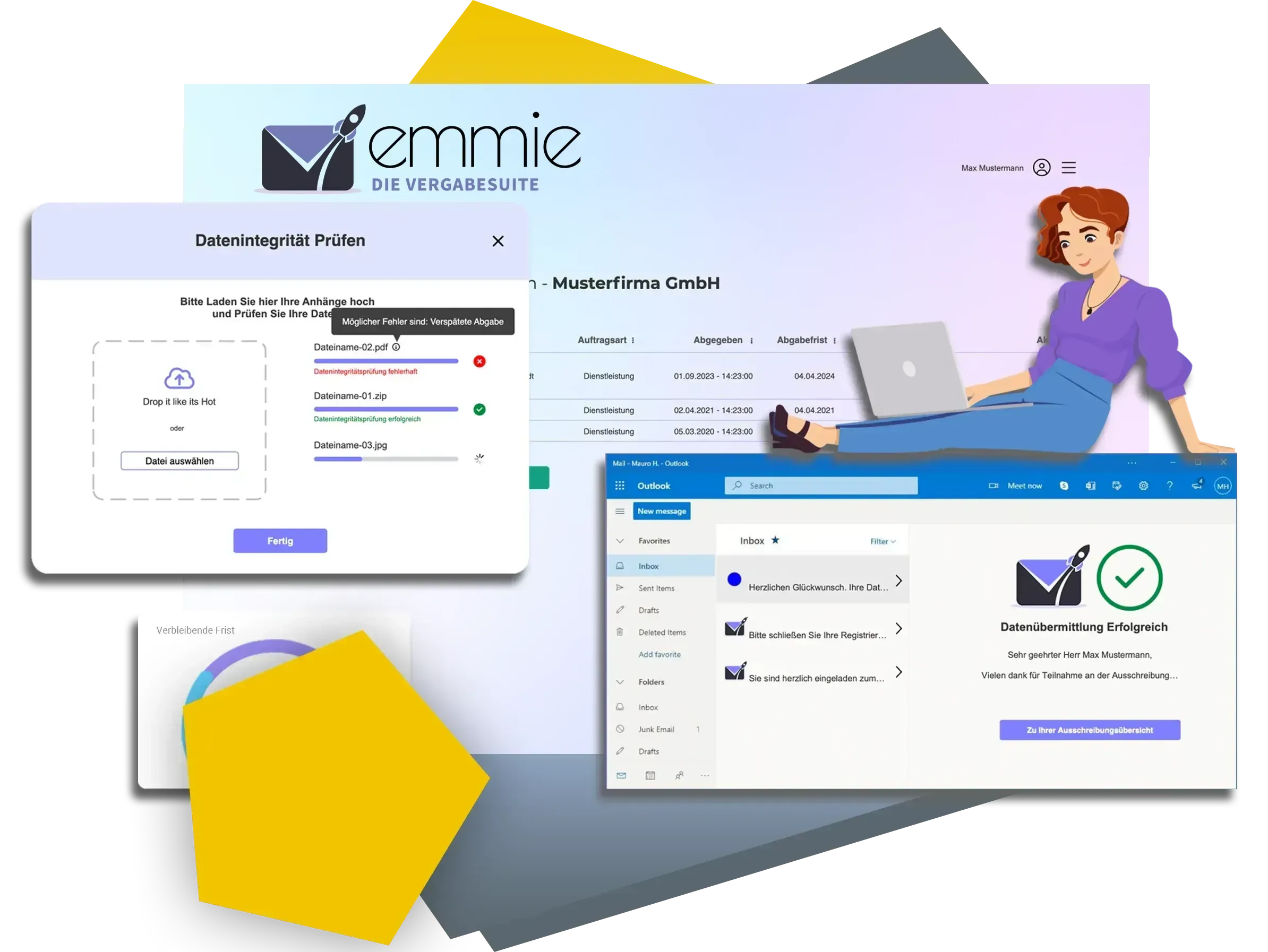 EMMIE Online-Vergabe-Management-Plattform