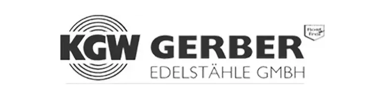 Logo der KGW Gerber mit Schrift und Bildelement