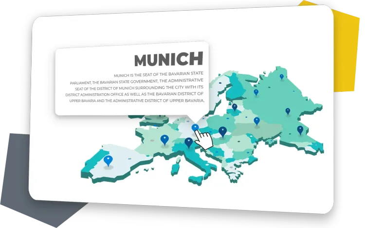 Strapi PageBuilder Image with Markers Interaktive Karte mit Standortmarkierungen und Informationsfenster