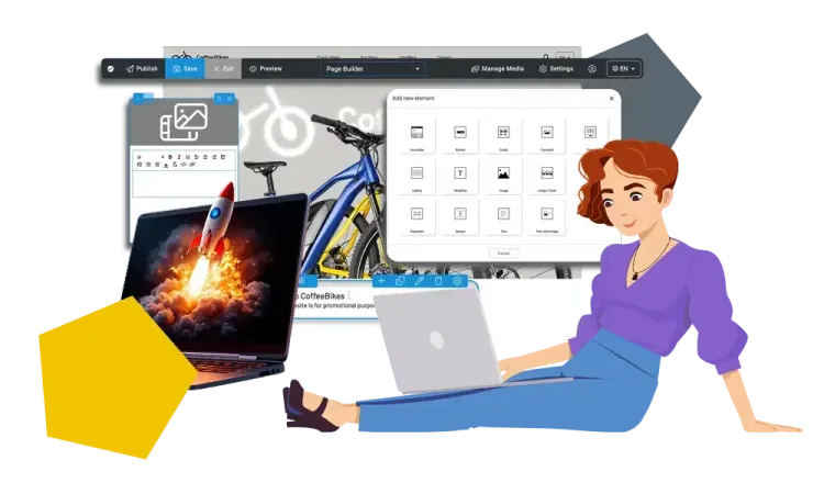 Zusammenstellung der Lösungen, Produkte und IT-Dienstleistungen der AM GmbH.