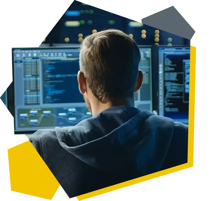 IT helpdesk and 24-7 full service Employees process user tickets at our customers' service helpdesk