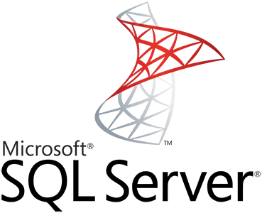 Microsoft SQL Server Logo Logo of Microsoft SQL Server with lettering