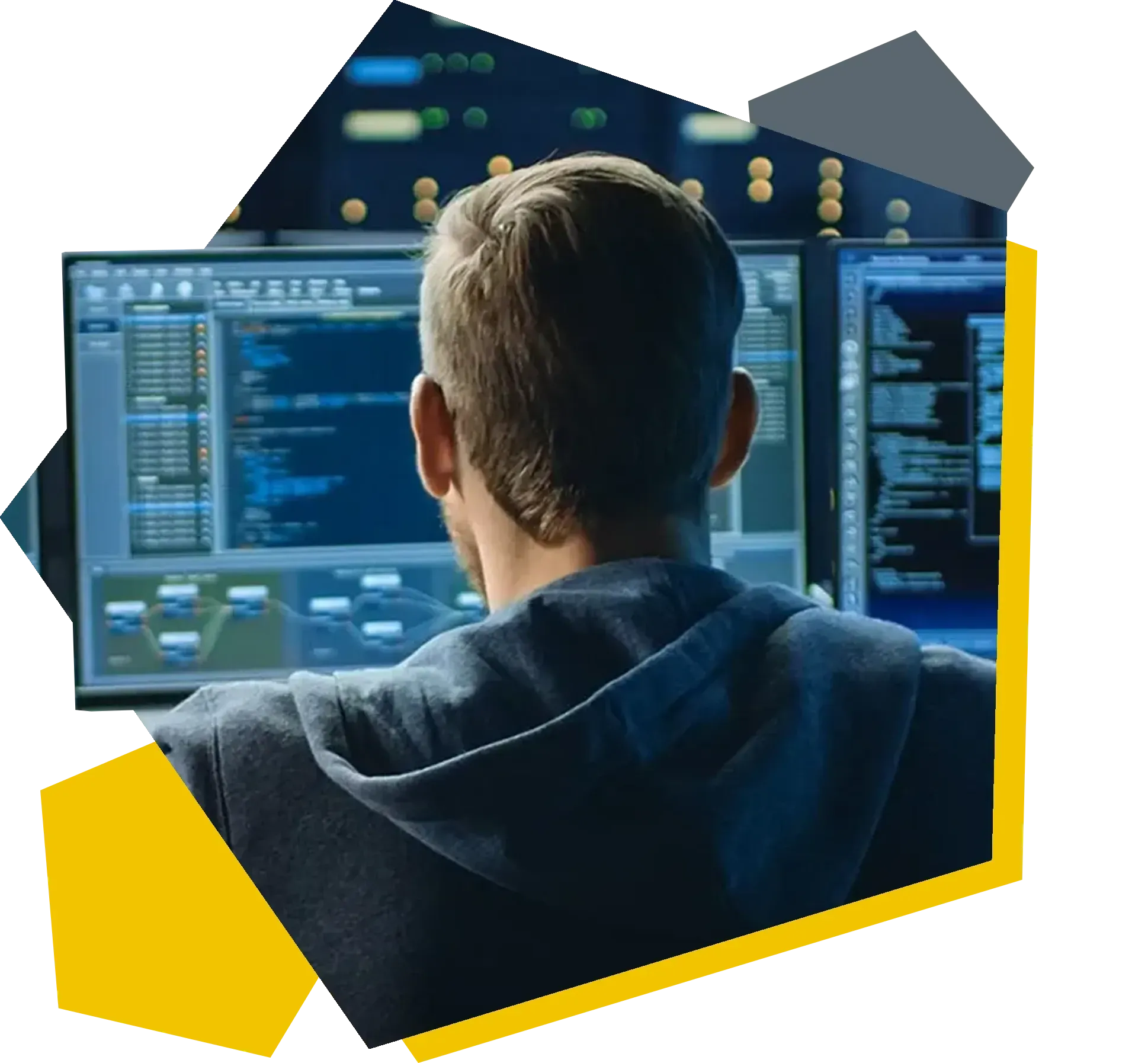 IT helpdesk and 24-7 full service Employees process user tickets at our customers' service helpdesk