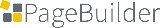 PageBuilder logo with lettering and image element