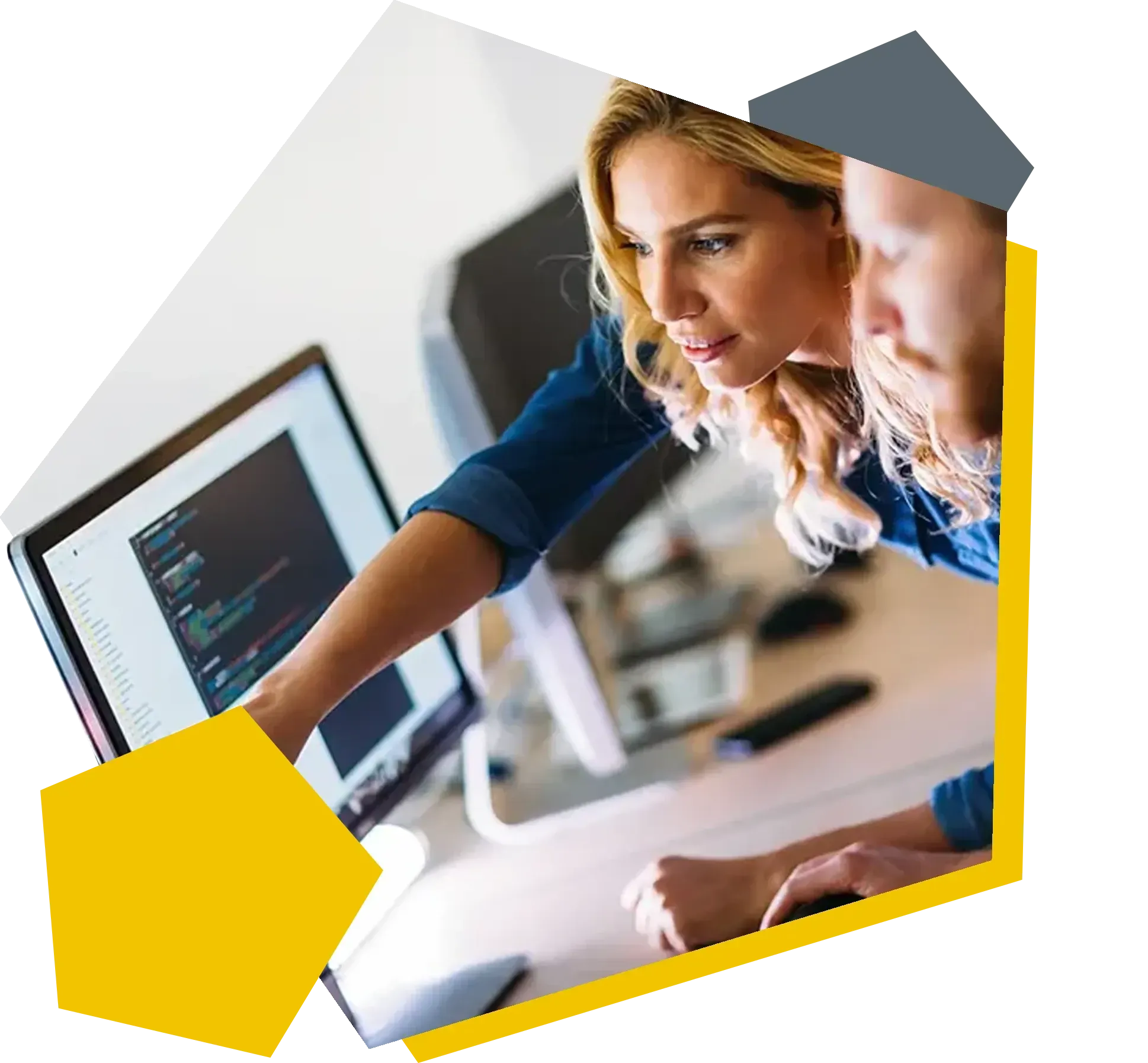 Programming to the highest standards Our development team in agile work and quality control