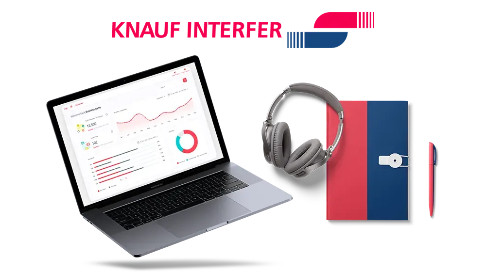 User Helpdesk for Knauf Interfer Utensils for our user support on an office desk