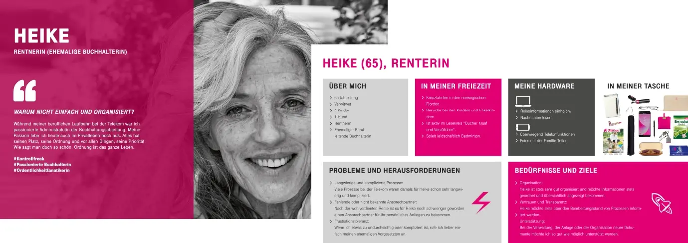 Screenshots des Personalportals der Deutschen Telekom