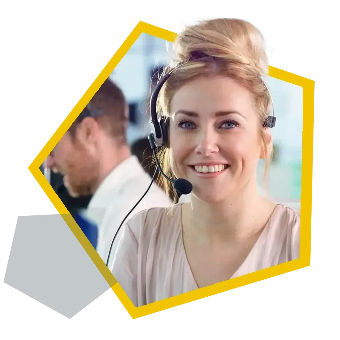 User-Helpdesk für Service und Support Kundensupport-Team bei der Arbeit im User-Helpdesk für Unternehmen