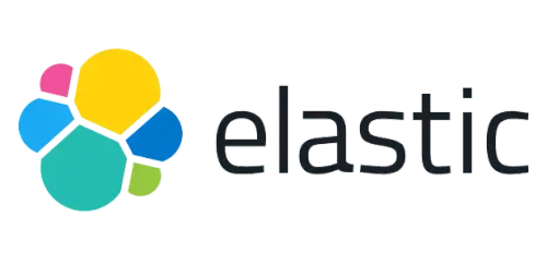 Elastic Database Logo Logo with bubble image element and lettering