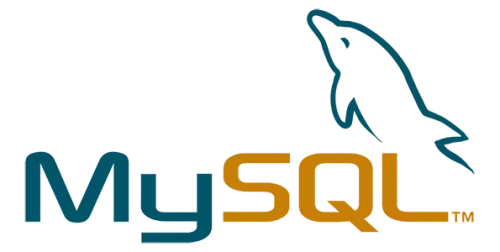MySQL Logo Logo with a stylized dolphin and lettering
