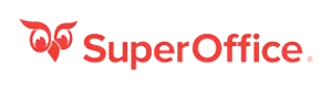 Logo of the company SuperOffice with comic owl head